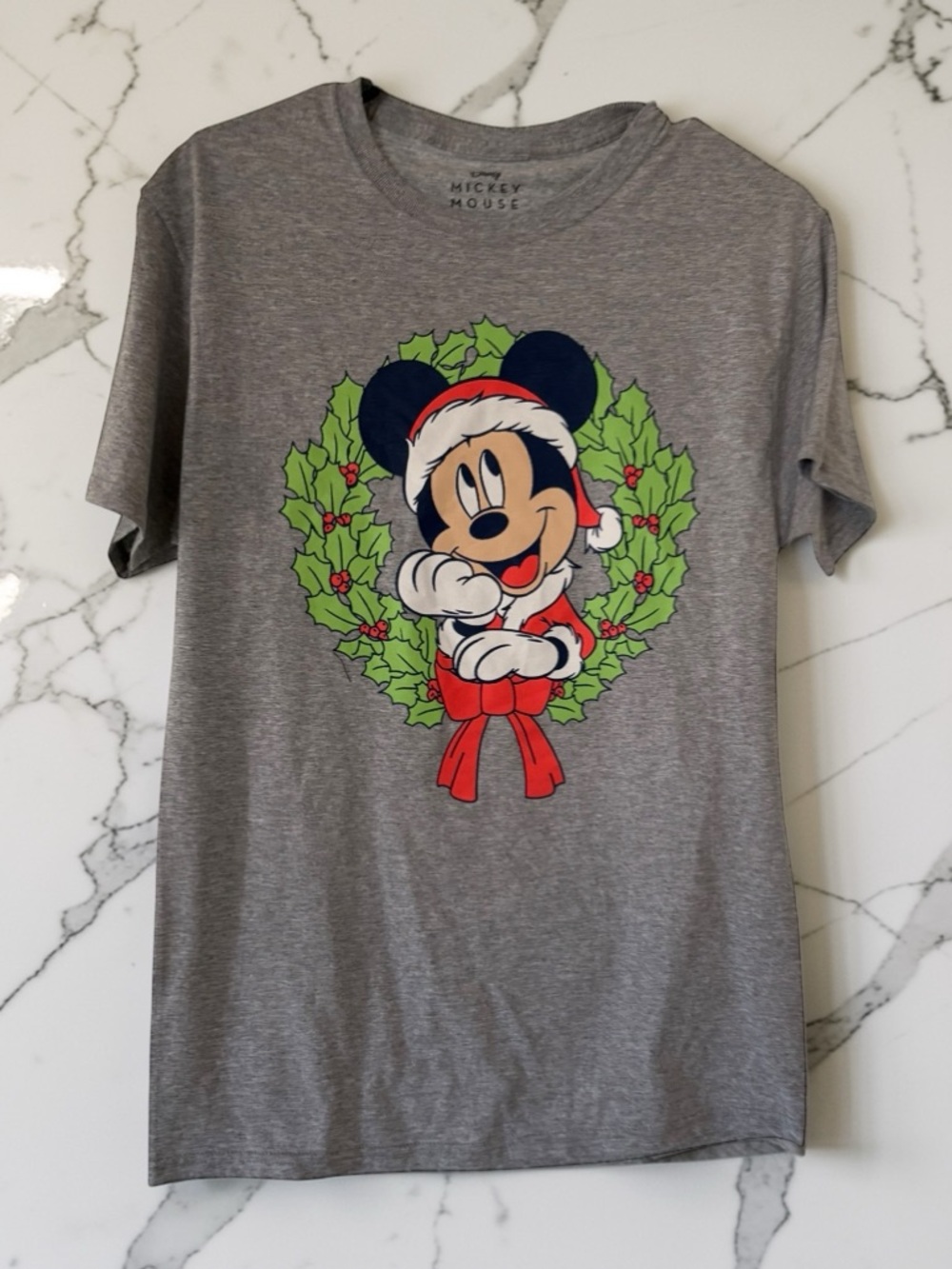 Disney Heather Gray Mickey Mouse Tee